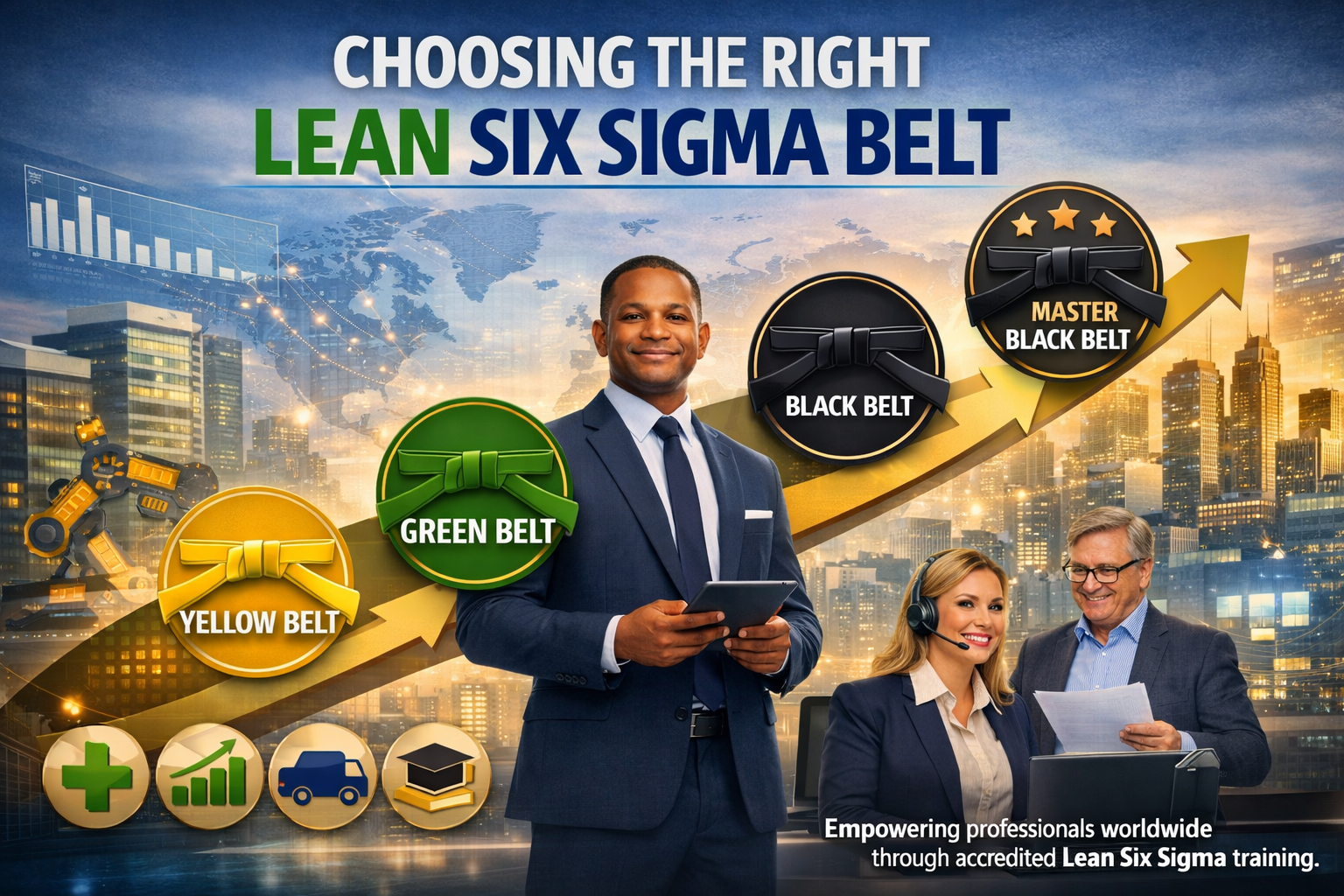 Choosing the Right Lean Six Sigma Belt: Your Roadmap to Career Growth and Operational Excellence